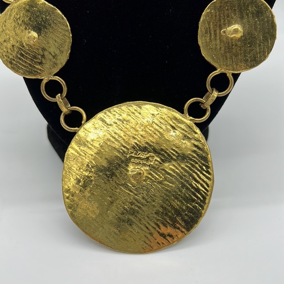 Vintage Hecho en Mexico Exart Mid
Century Modern Brutalist Abstract Necklace - Picture 4 of 4